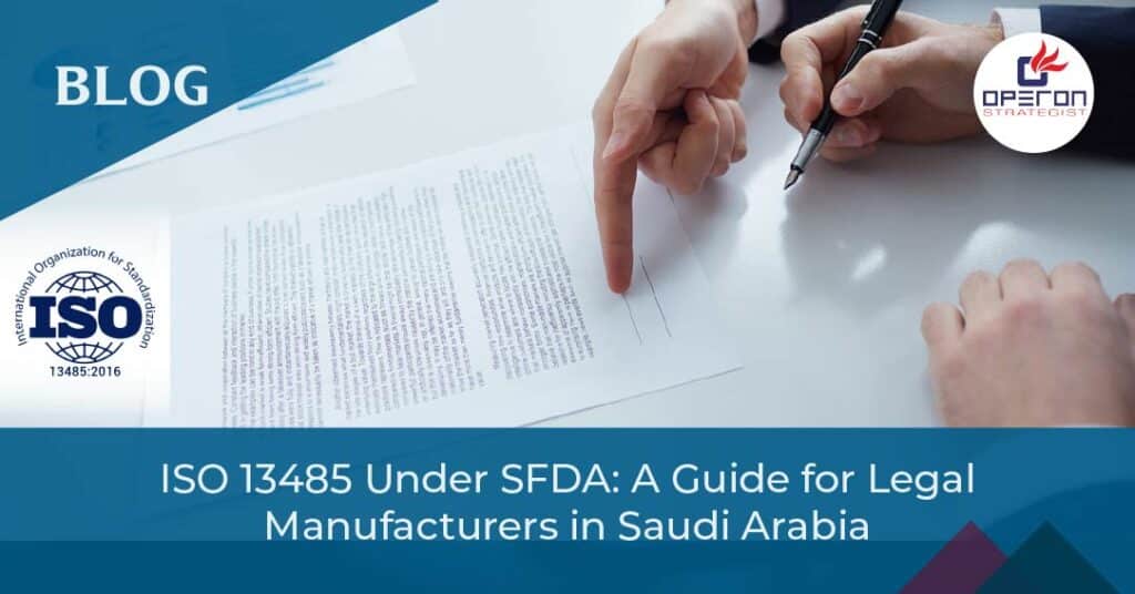 ISO 13485 under SFDA
