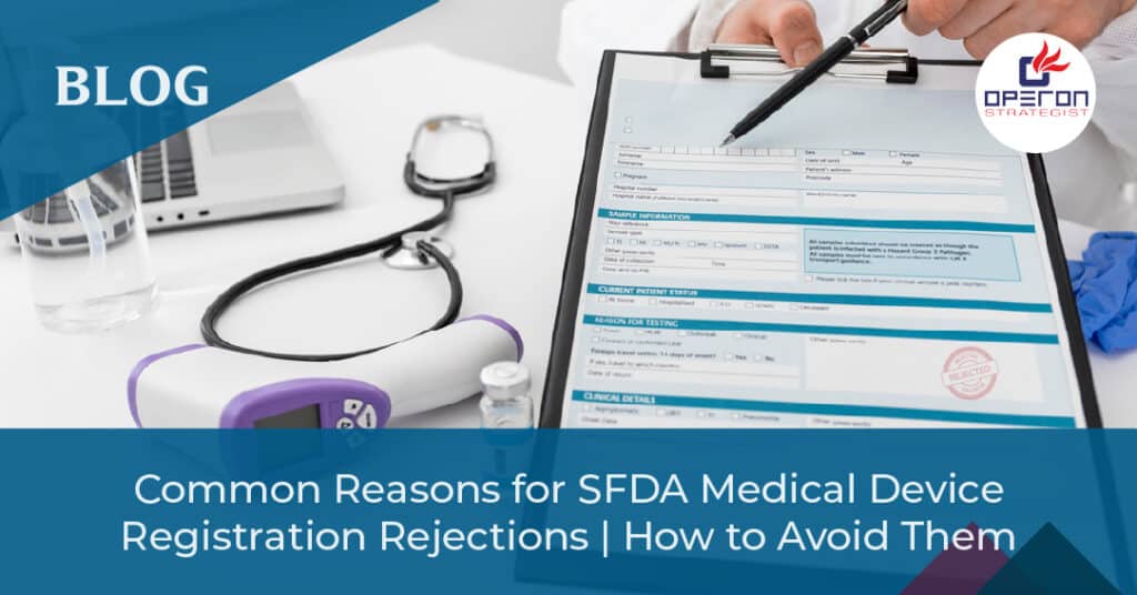 SFDA Medical Device Registration Rejections