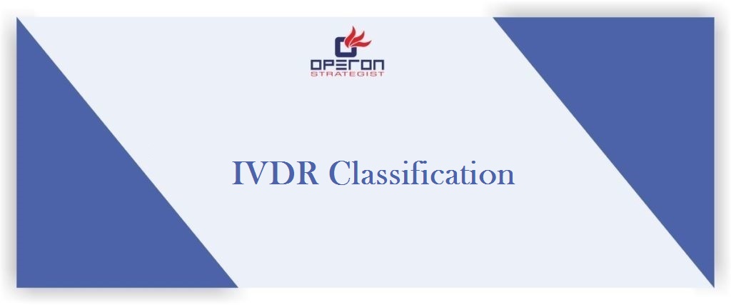 Ivdr Classification Ce Marking Operon Strategist