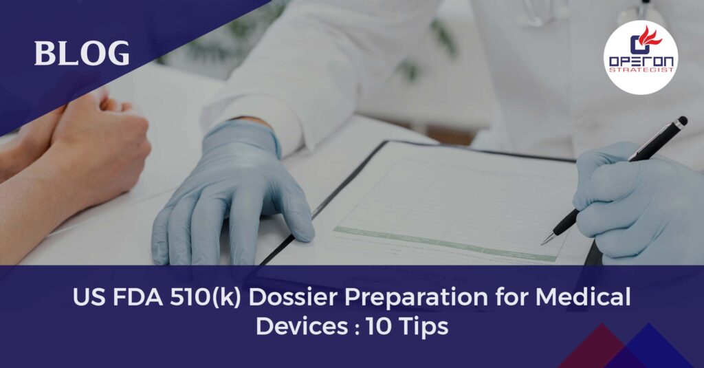dossier preparation for medical device