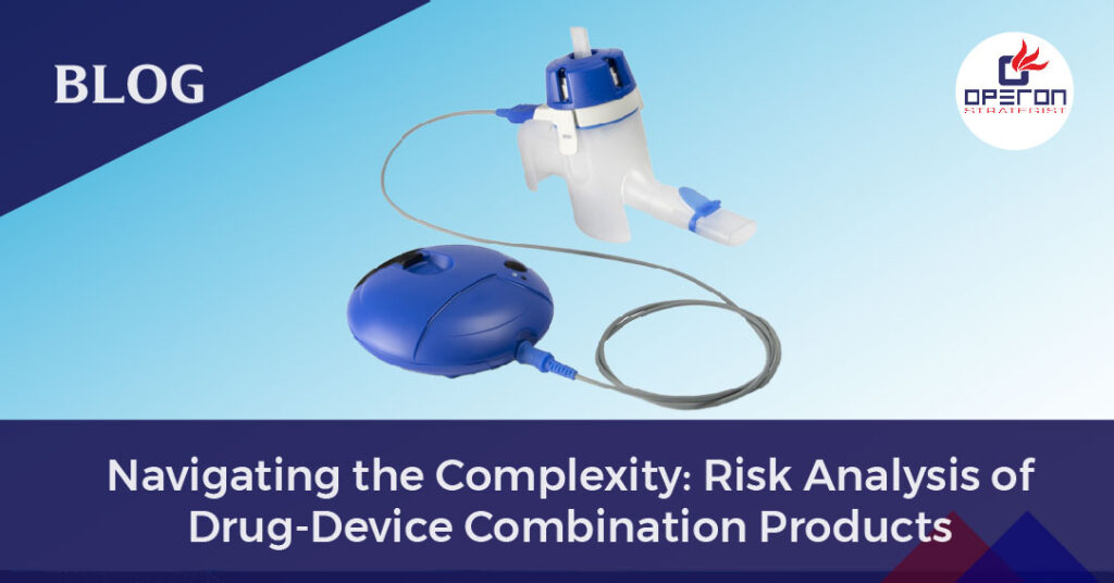 Risk analysis of drug-device combination products