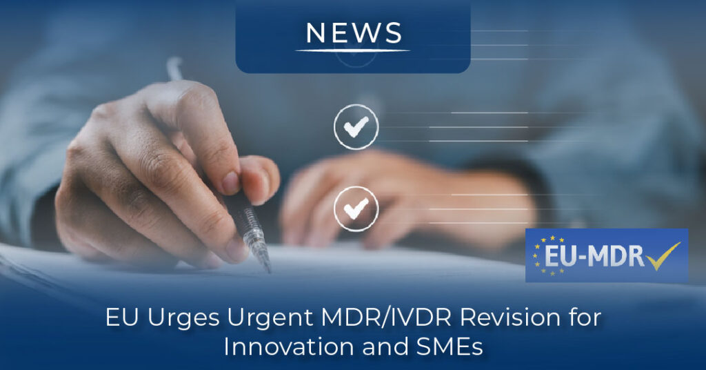 EU Urges Urgent MDR and IVDR