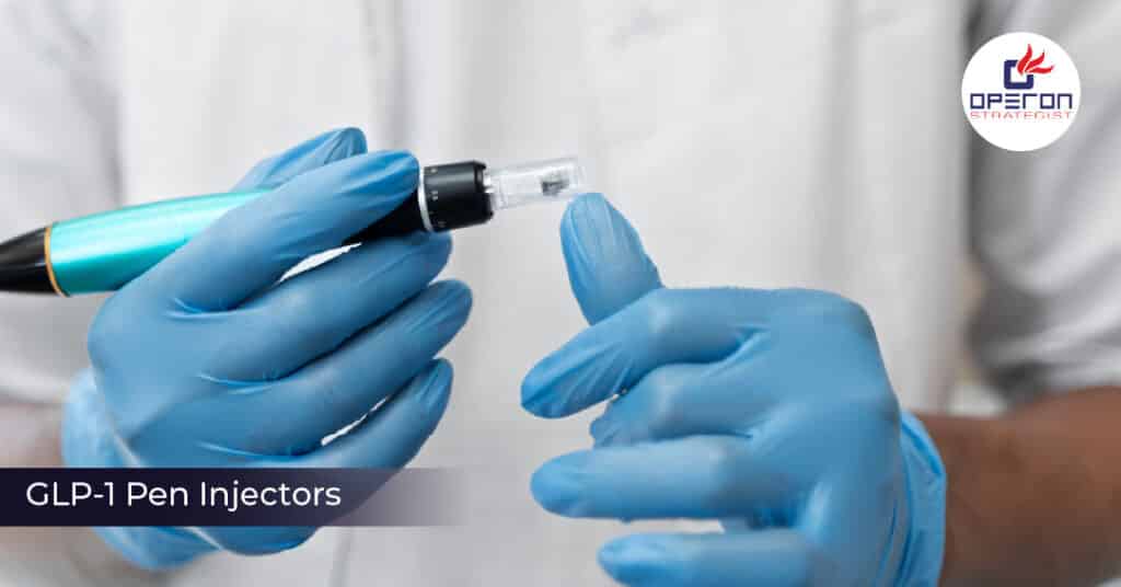 GLP-1 pen injector combination product infographic