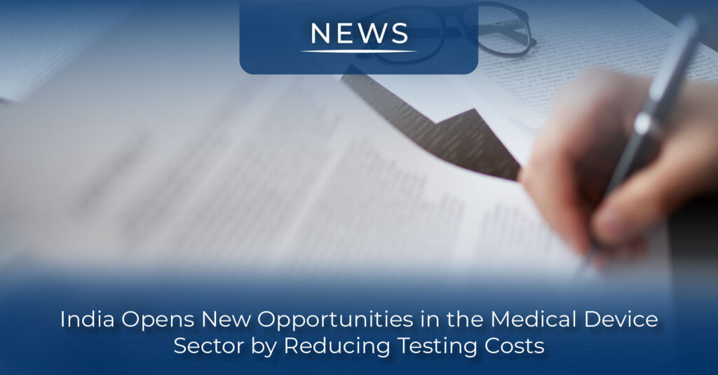 India Reduces Testing Costs