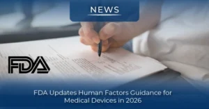 FDA Human Factors Guidance for Medical Devices