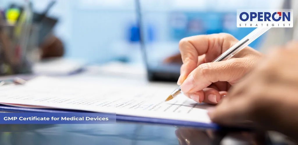 GMP Certificate for Medical Devices