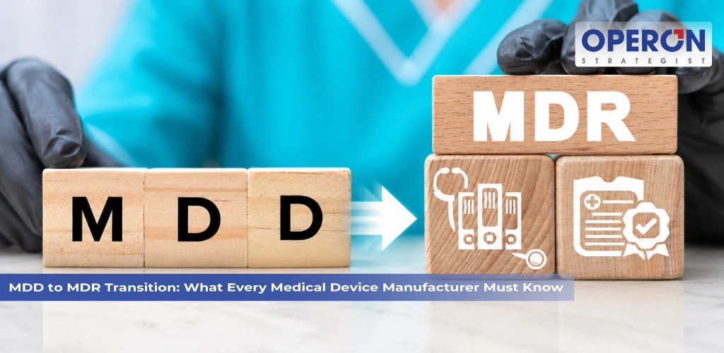 MDD to MDR Transition